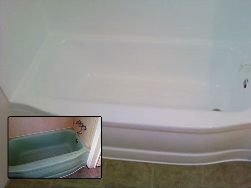 Refurbished bathtub by Seattle Bathtub Guy